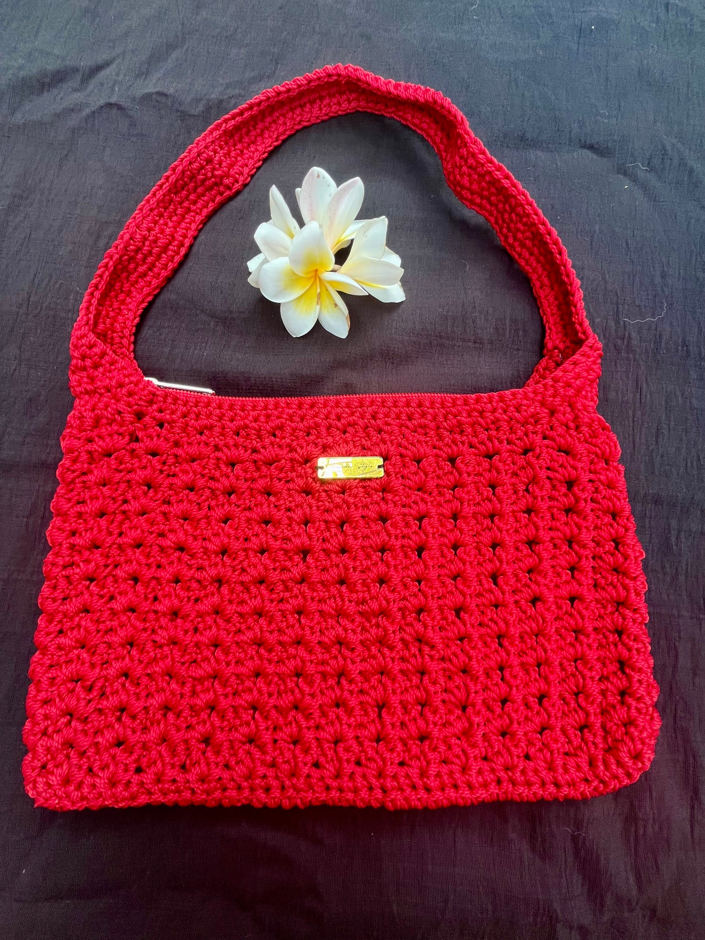 ❤️ Bali Flame Crochet Shoulder Bag